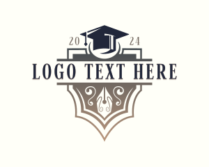 Fountain Pen - University Learning Academy logo design