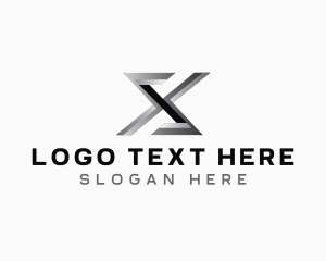 Digital Firm Tech Letter X Logo