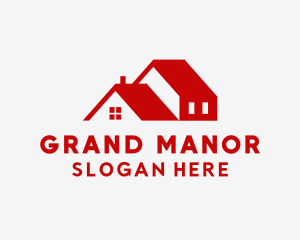 Red Mansion Real Estate  logo design