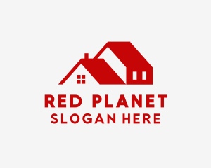 Red Mansion Real Estate  logo design