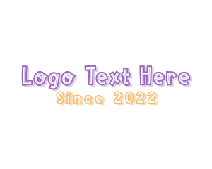 Children - Children Playful Wordmark logo design