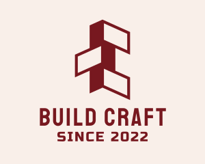 Property Construction Brick logo design