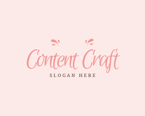 Cursive Feminine Brand logo design