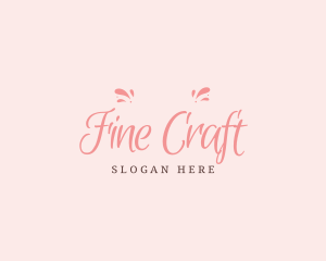 Cursive Feminine Brand logo design