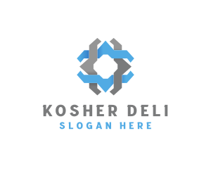 Jewish - Tech Star Application logo design