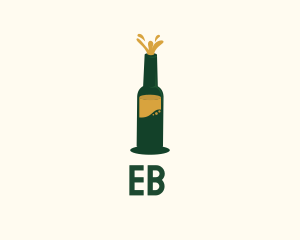 Beer Bottle Brewer Logo