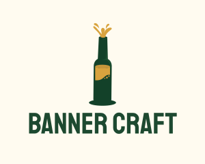 Beer Bottle Brewer logo design