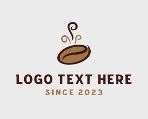 Brew - Coffee Bean Cafe logo design