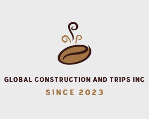 Stroke - Coffee Bean Cafe logo design