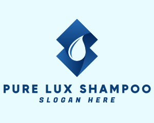 Shampoo - Drinking Water Droplet logo design