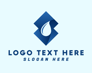 Lotion - Drinking Water Droplet logo design