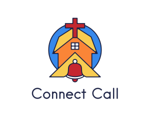 Geometric Church Bell logo design