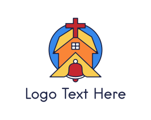 Geometric Church Bell Logo