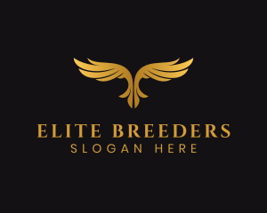 Luxury Bird Wings logo design