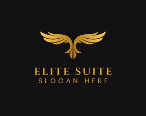 Luxury Bird Wings logo design