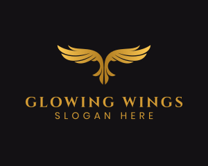 Luxury Bird Wings logo design