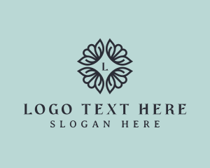 Spa - Feminine Spa Flower logo design