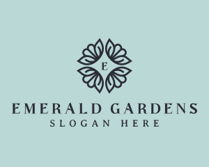 Feminine Spa Flower  logo design