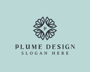 Feminine Spa Flower  logo design