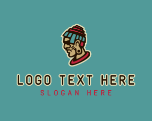 Mayan-culture - Ancient Tribe Man logo design