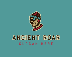 Ancient Tribe Man logo design