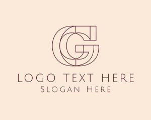 Couture - Luxury Fashion Letter G logo design