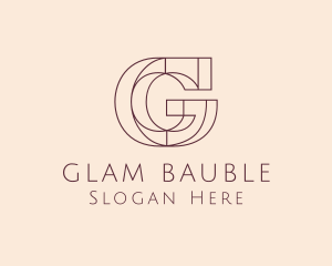 Luxury Fashion Letter G  logo design