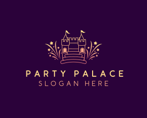 Party Bounce Castle logo design