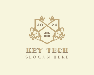 Residential Property Key logo design