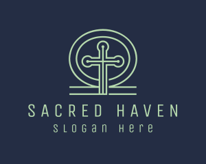 Holy - Holy Parish Cross logo design
