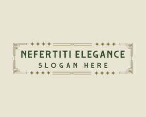 Elegant Art Deco logo design