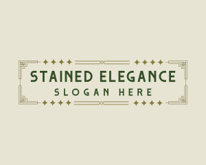 Elegant Art Deco logo design