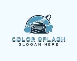 Carwash Automotive Detailing logo design