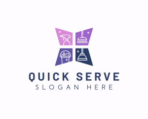 Clean Housekeeping Service Logo