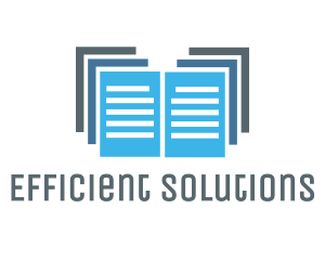 Organizer - Blue Document Files logo design