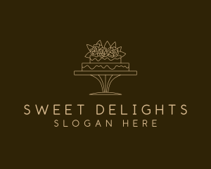 Floral Cake Patisserie logo design