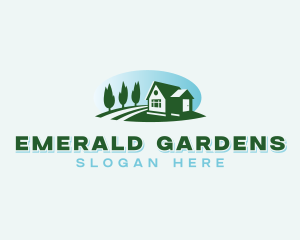 Residential Lawn Landscaping logo design