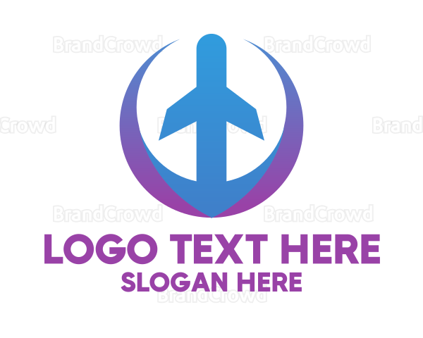 Airplane Cargo Service Logo