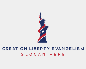 Statue of Liberty Patriot logo design