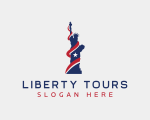 Statue Of Liberty - Statue of Liberty Patriot logo design