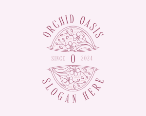 Orchids - Floral Orchid Garden logo design