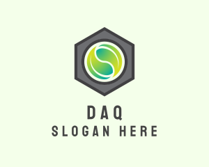Farmer - Sustainable Hexagon Leaf logo design