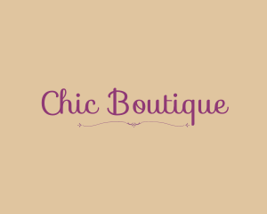 Chic - Elegant Beauty Chic logo design