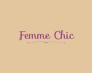 Femme - Elegant Beauty Chic logo design