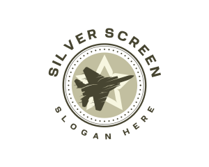 Speed - Military Jet Aviation logo design