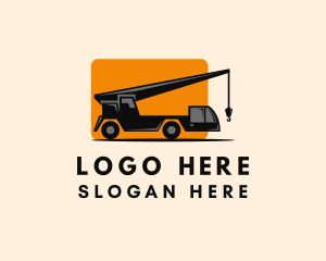 Construction - Construction Tower Crane logo design