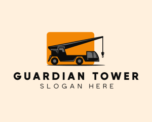 Construction Tower Crane logo design