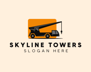 Construction Tower Crane logo design