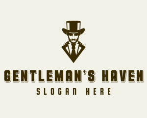 Top Hat Gentleman logo design