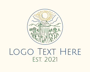 Ladder - Sky Forest Camp logo design